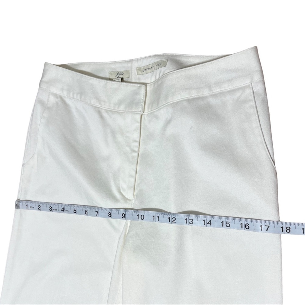 J.Jill white Cotton Genuine Fit at Waist Pants Size 6 - Picture 5 of 9